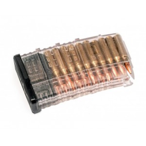 Магазин для Сайга-308, Mag SG308 25-20/Tr Прозрачный [PUFGUN]